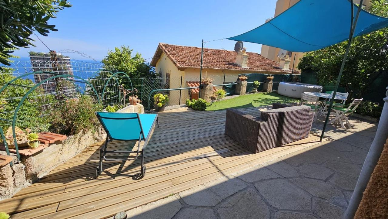 Maison Avec Jardin, Vue Mer Aux Portes De Monaco Beausoleil Kültér fotó
