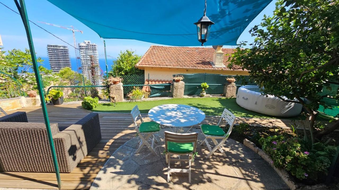 Maison Avec Jardin, Vue Mer Aux Portes De Monaco Beausoleil Kültér fotó
